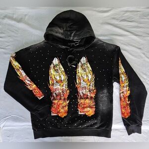 Who Decides War Black Graphic Men's Hoodie!